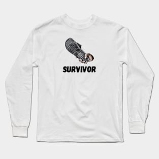 Slipper, Sandal beats Survivor Long Sleeve T-Shirt